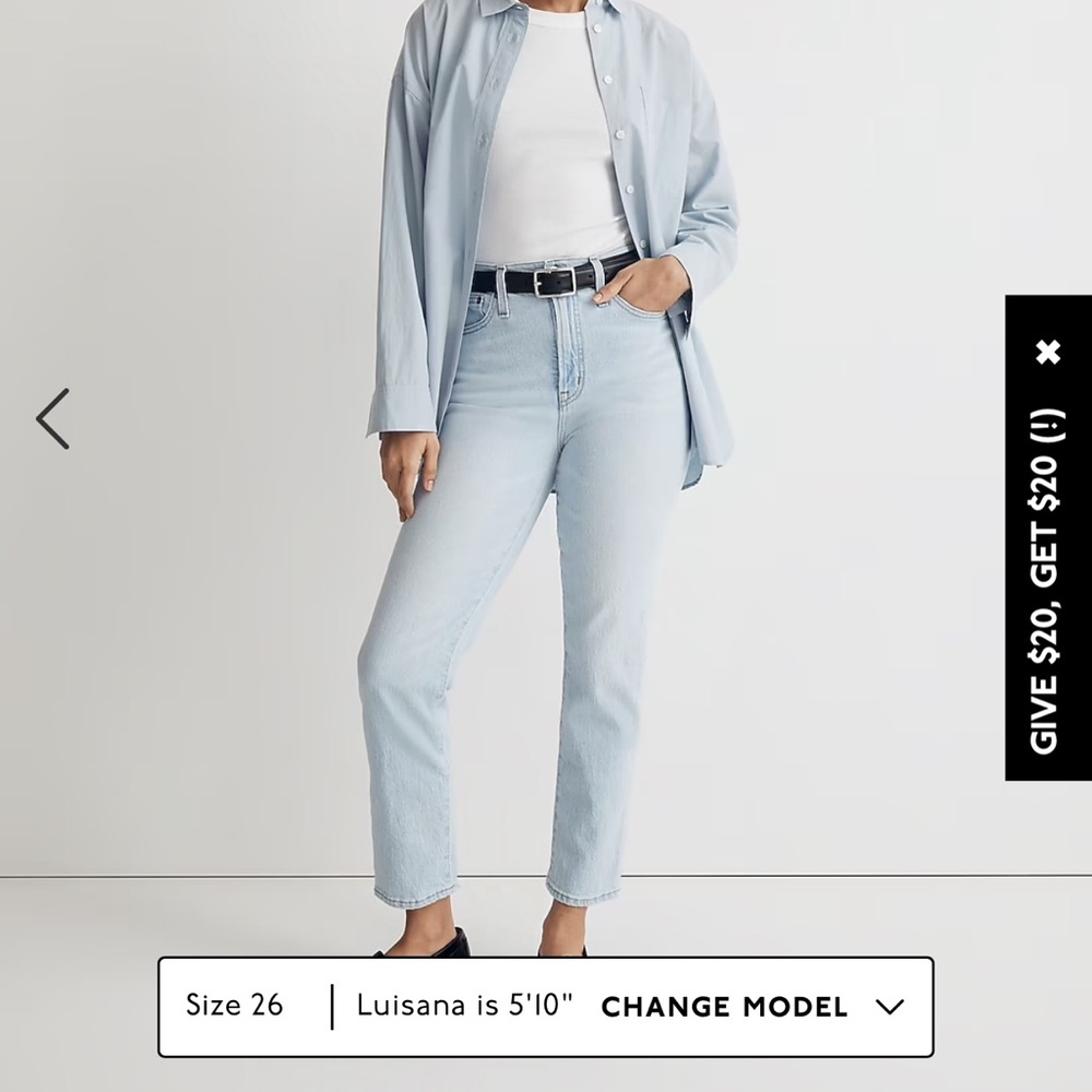 Madewell perfect vintage jean